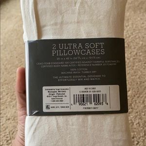 Threshold King Size Pillowcases Ivory